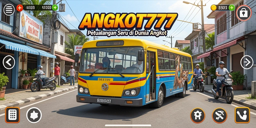 Tampilan dinamis gameplay <strong>ANGKOT777</strong> yang penuh petualangan.