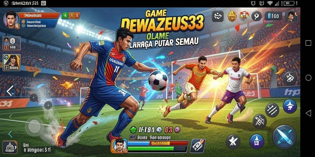 Tampilan menarik dari gameplay <strong>DEWAZEUS33</strong> yang penuh aksi dan olahraga.