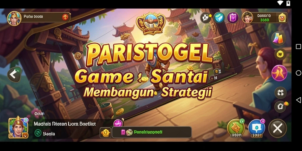 Screenshot PARISTOGEL menampilkan aksi seru gameplay yang santai dan menarik.