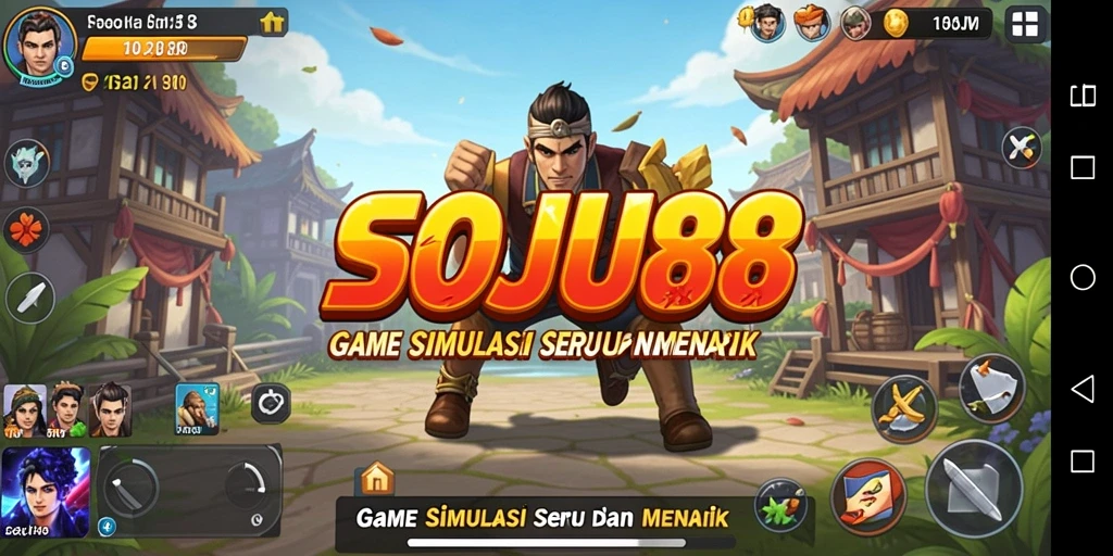 Tampilan gameplay seru dalam SOJU88 yang mengundang ketegangan.