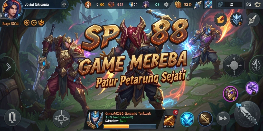 Tampilan arena pertempuran yang menegangkan dalam SPN88.