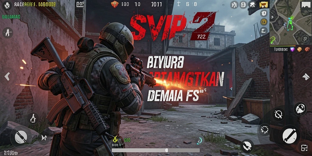 Tampilan menarik dari gameplay <strong>SVIP2</strong>, pertempuran seru di medan perang.