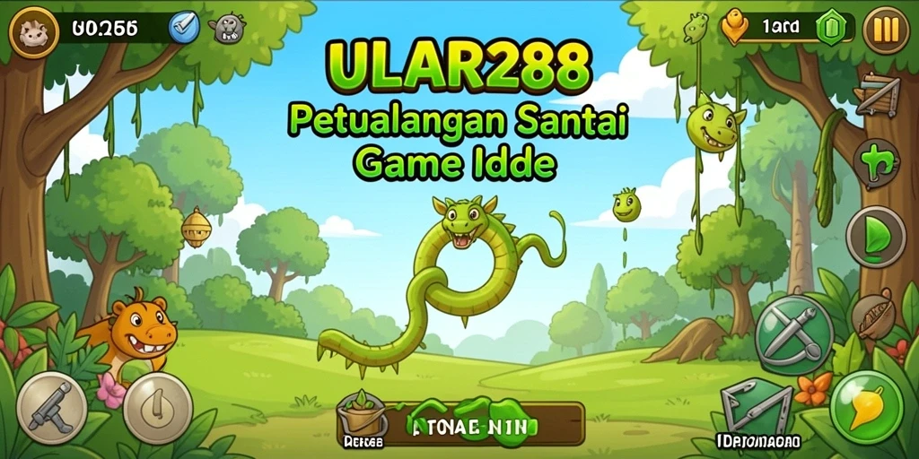 Screenshot menunjukkan gameplay ULAR288 yang menarik dan santai.